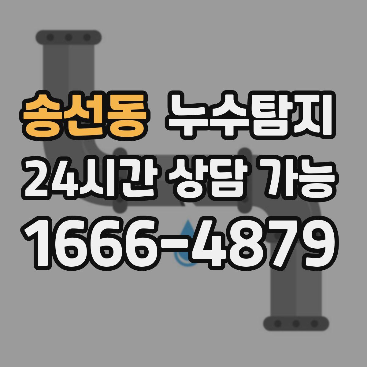 송선동 누수탐지