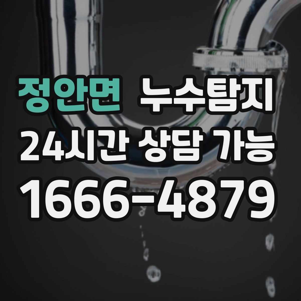 정안면 누수탐지