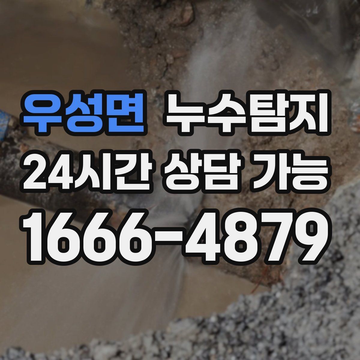 우성면 누수탐지 예약 즉시 방문 가능 지역