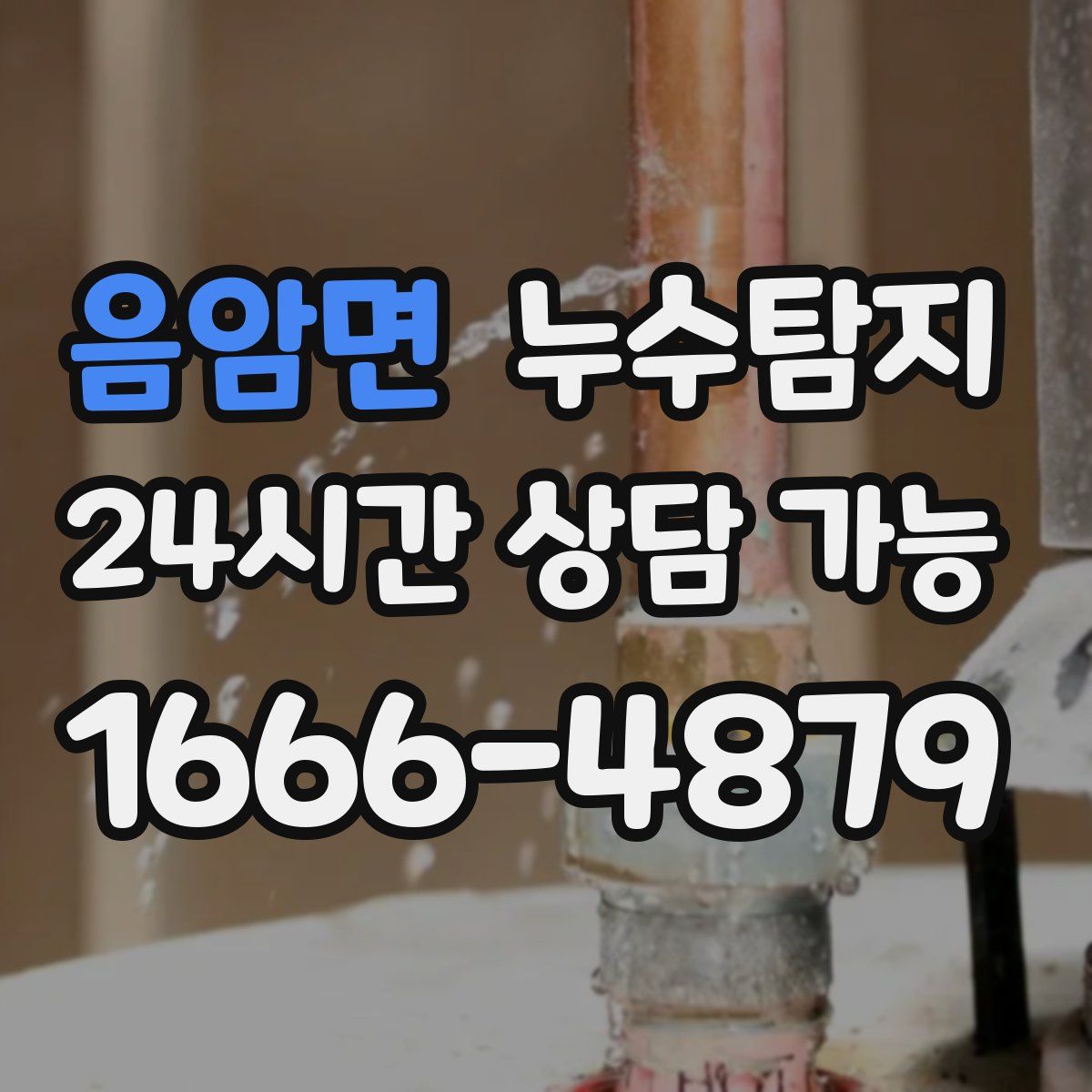 음암면 누수탐지