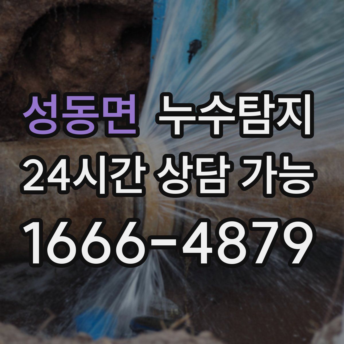 성동면 누수탐지