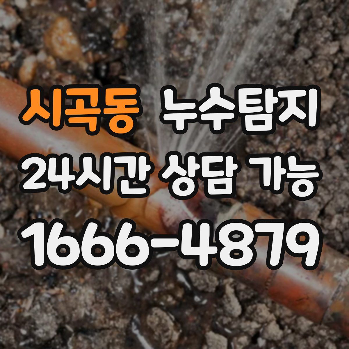 시곡동 누수탐지