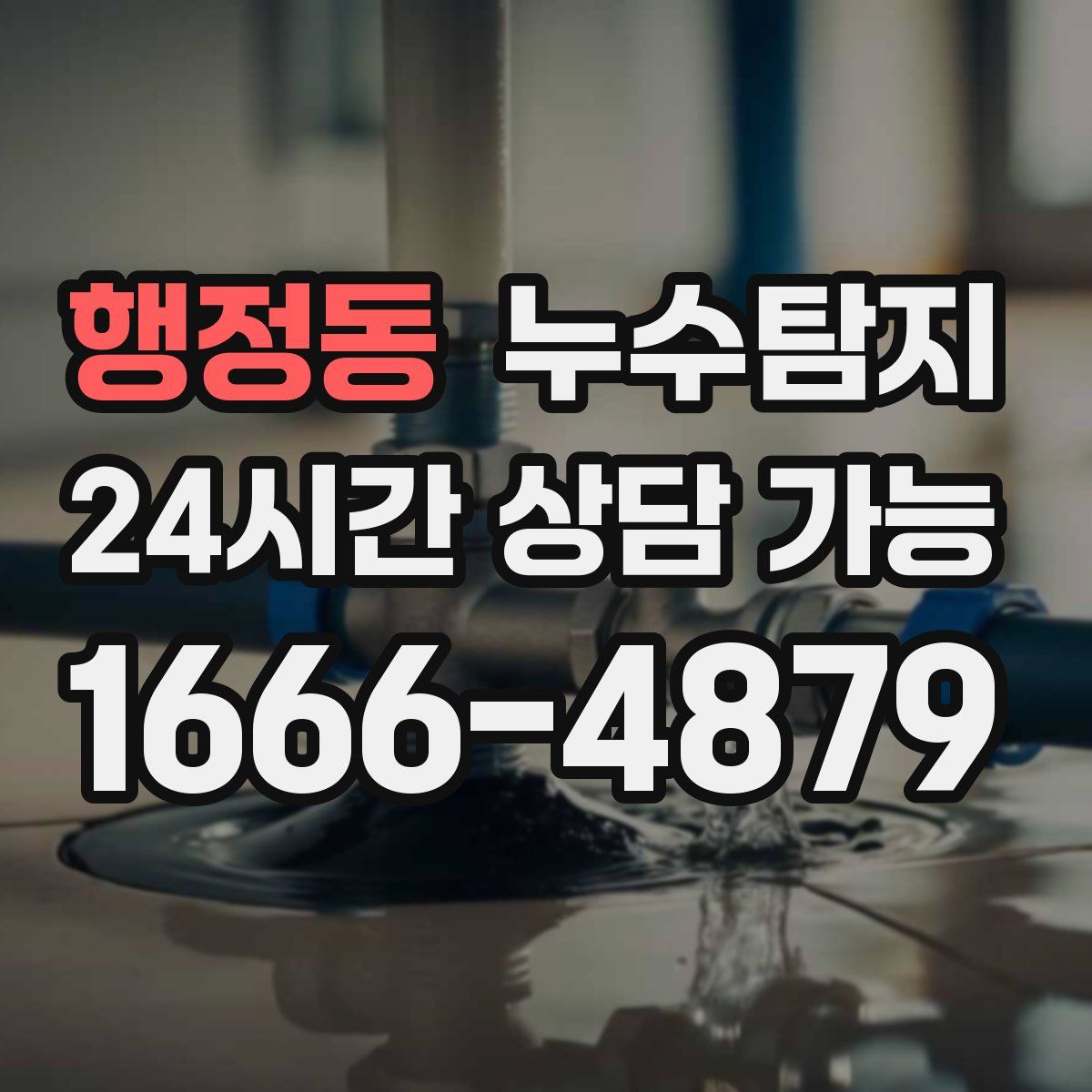 행정동 누수탐지