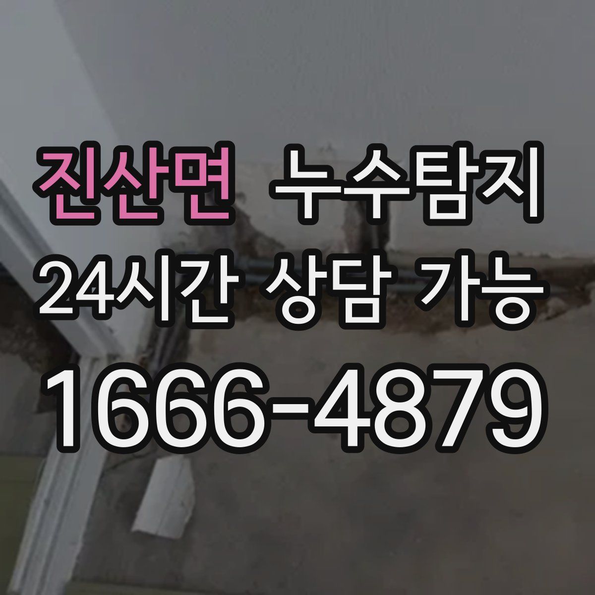 진산면 누수탐지