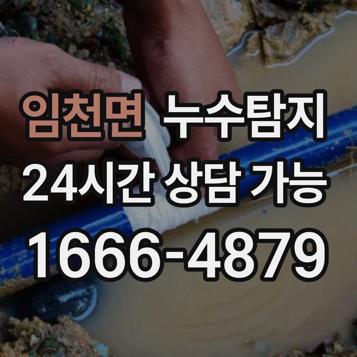 임천면 누수탐지