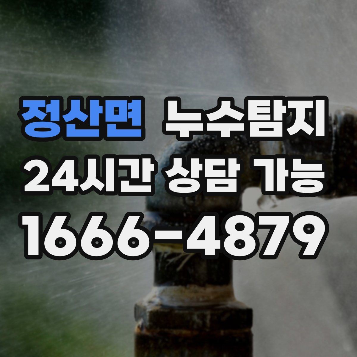 정산면 누수탐지 주말 방문으로 재빨리 해결한 후기