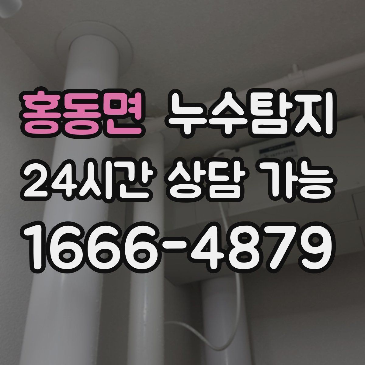 홍동면 누수탐지 아파트 빌라 전문 진단