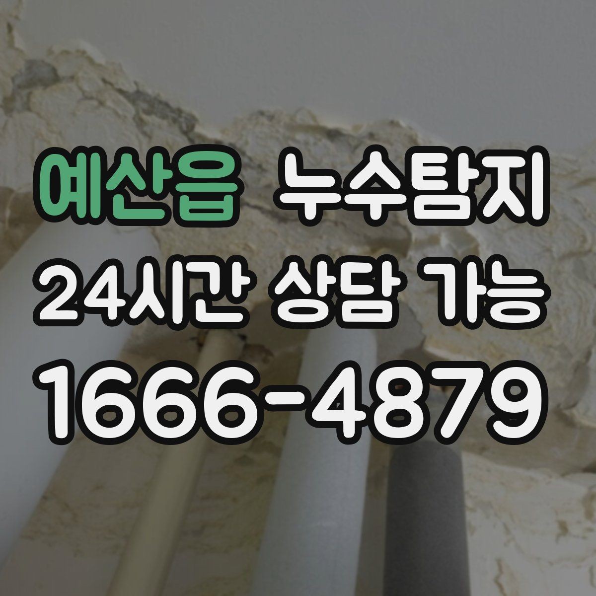 예산읍 누수탐지 정밀하게 숨어있는 누수를 확실하게 진단합니다.