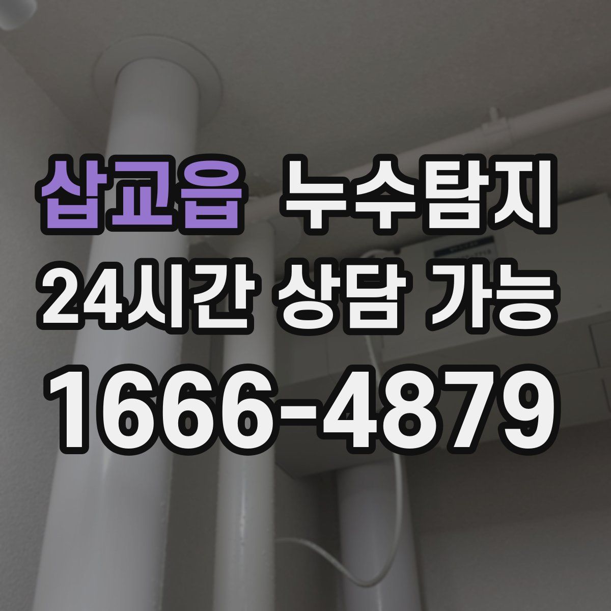 삽교읍 누수탐지