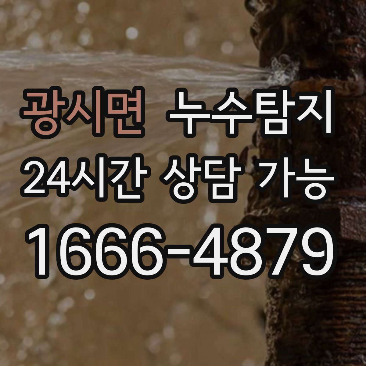 광시면 누수탐지