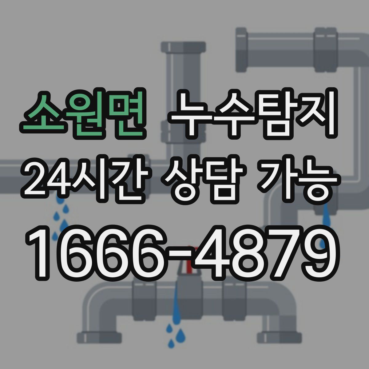 소원면 누수탐지