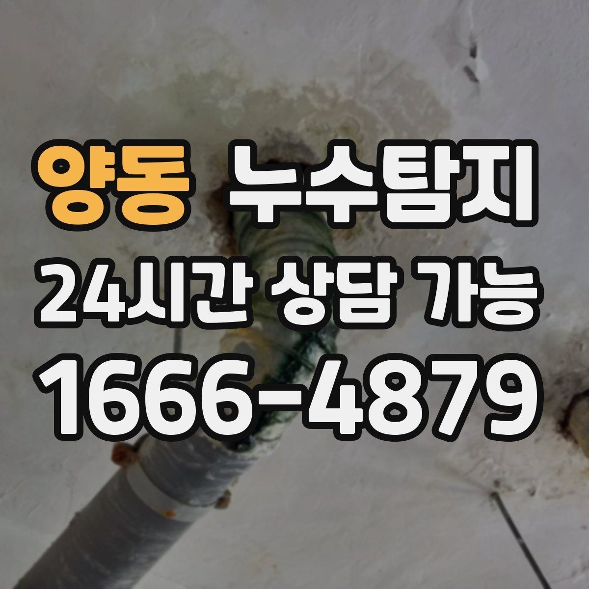 양동 누수탐지 공사 전후 비교로 확인한 차이