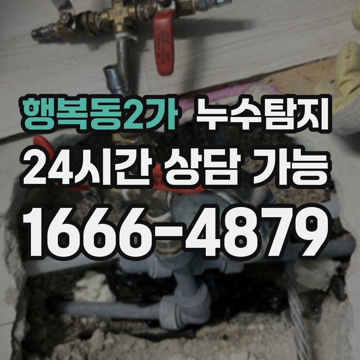 행복동2가 누수탐지