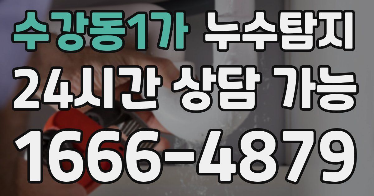 수강동1가 누수