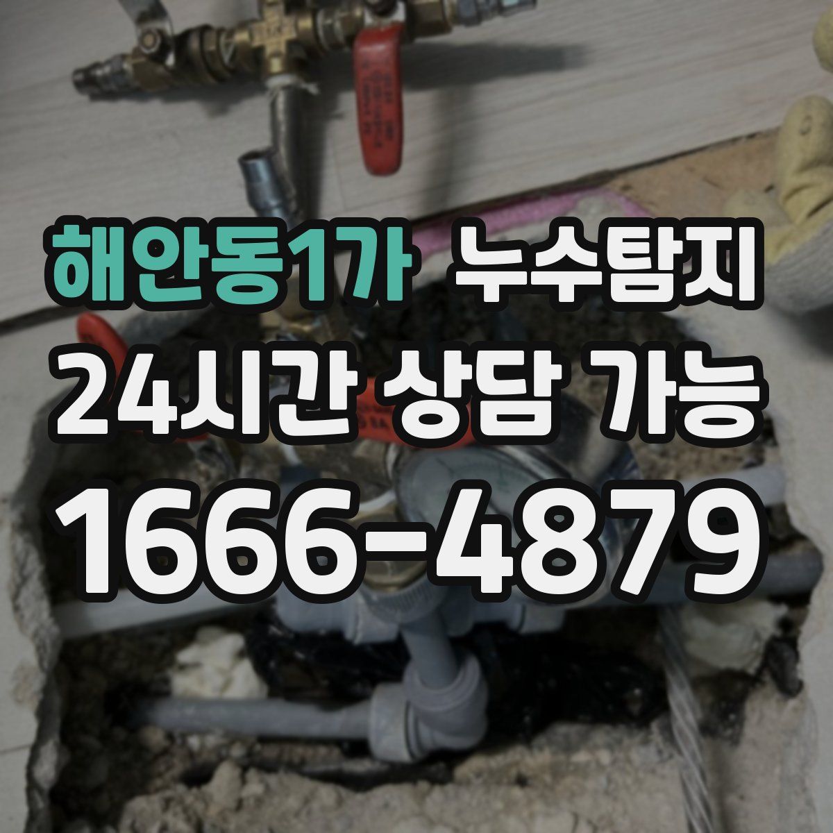 해안동1가 누수탐지