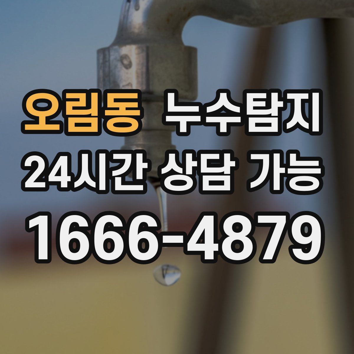 오림동 누수탐지