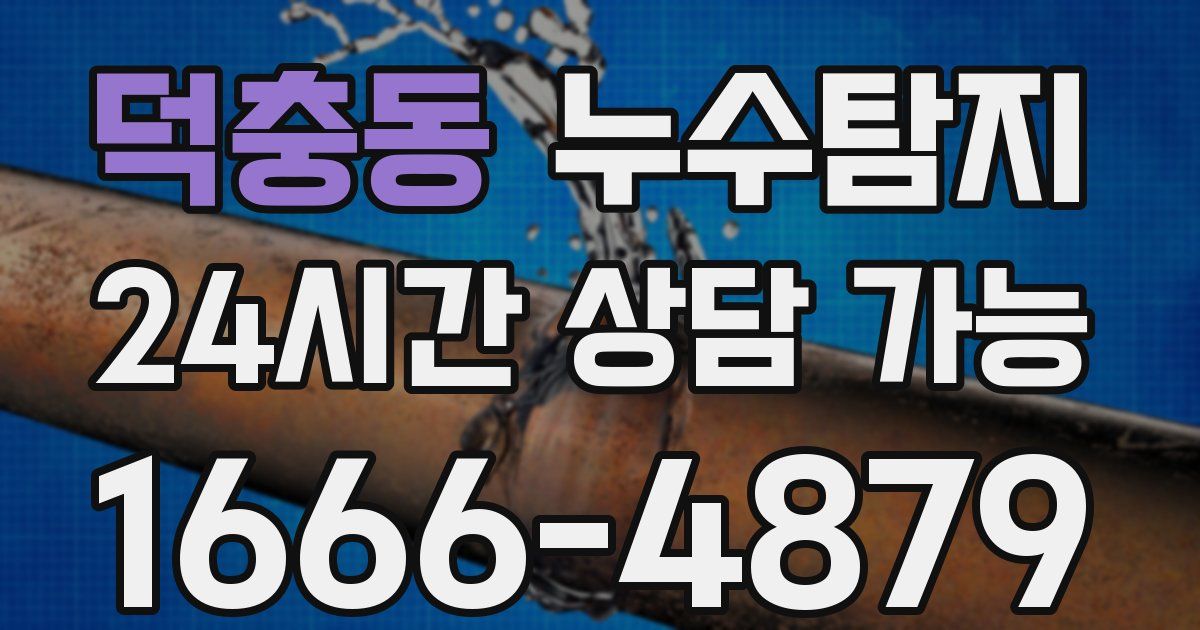덕충동 누수