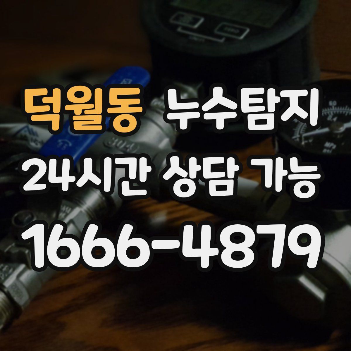 덕월동 누수탐지