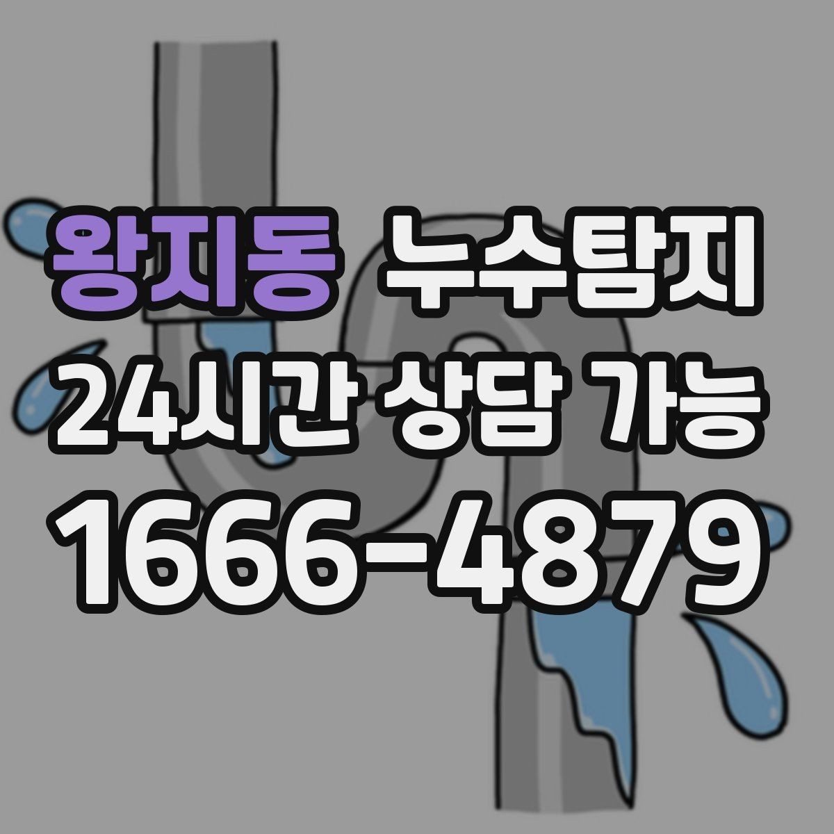 왕지동 누수탐지 문제를 재빨리 해결하는 방법