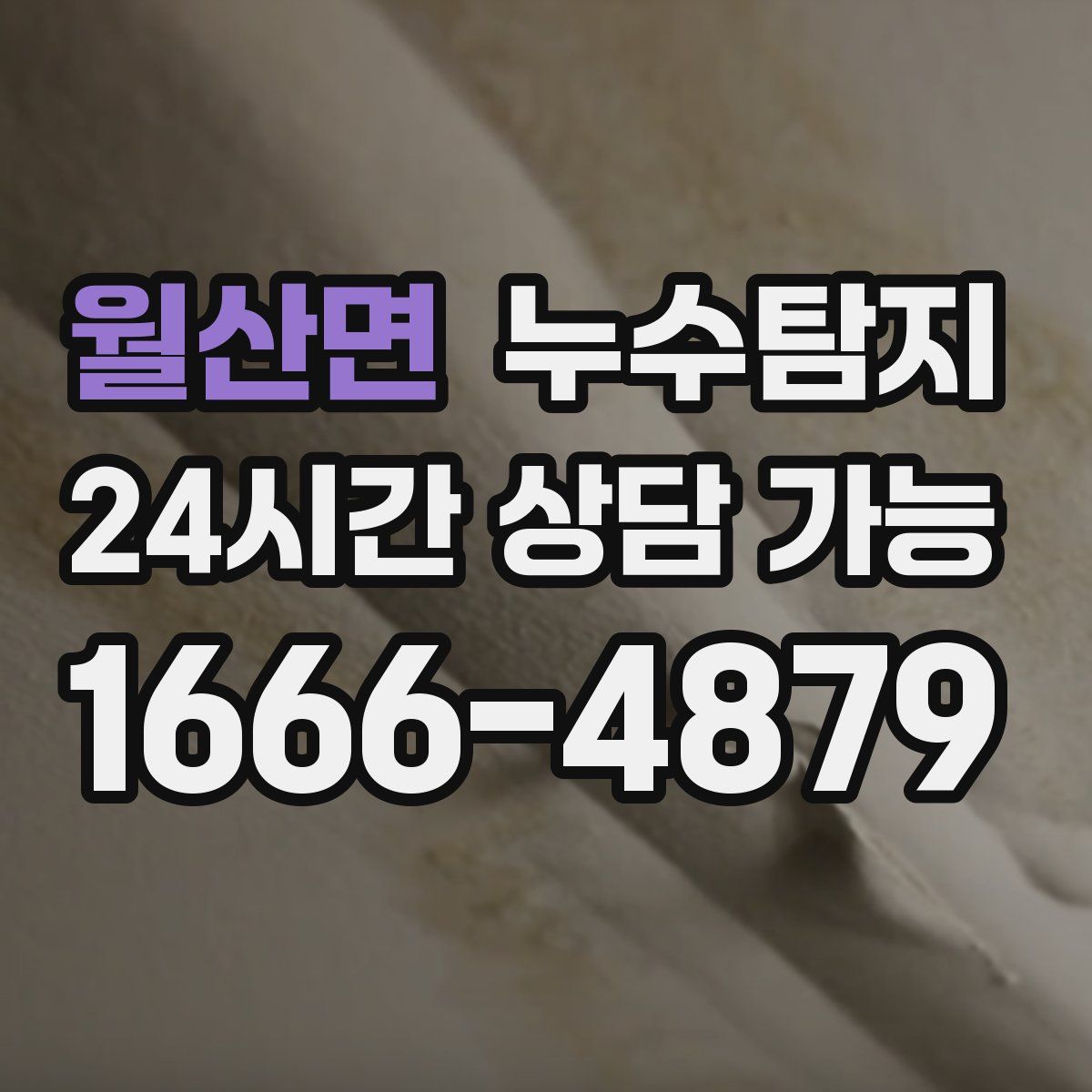 월산면 누수탐지