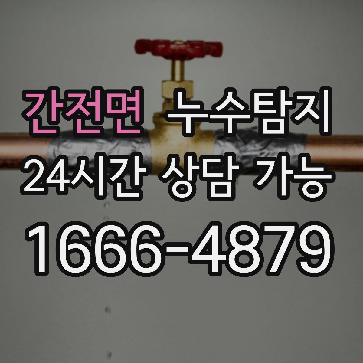 간전면 누수탐지