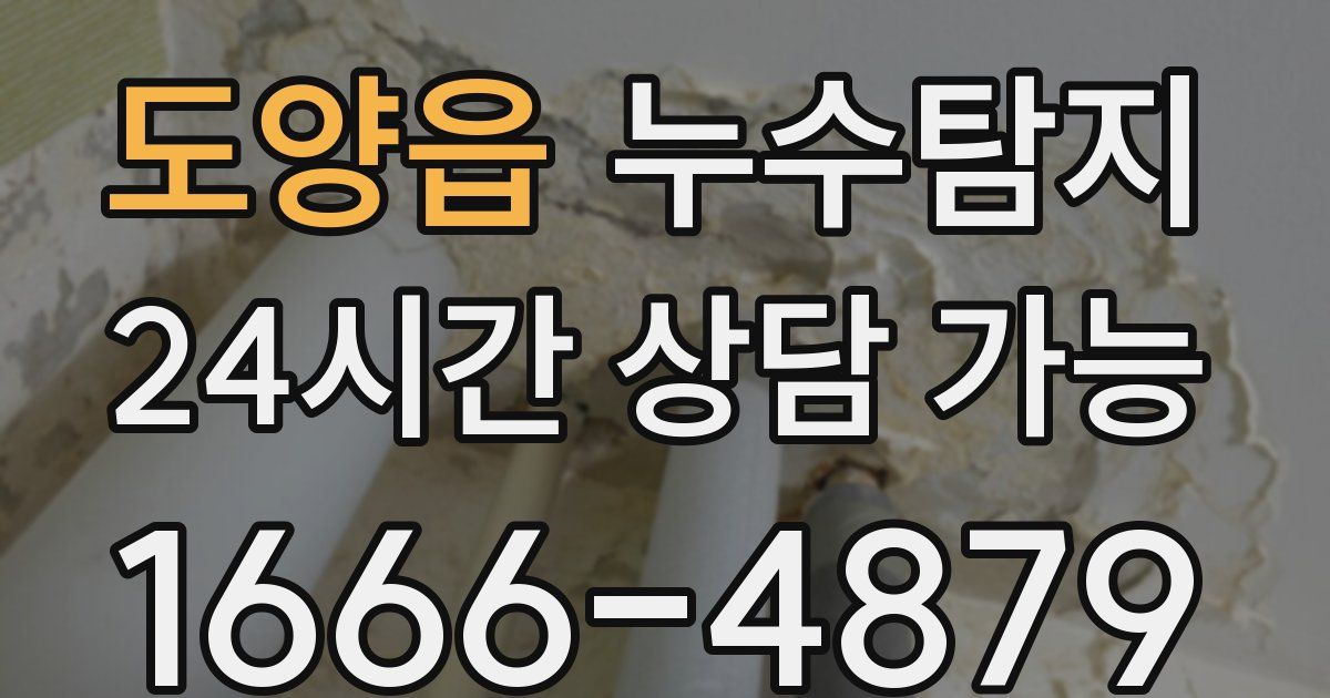 도양읍 누수