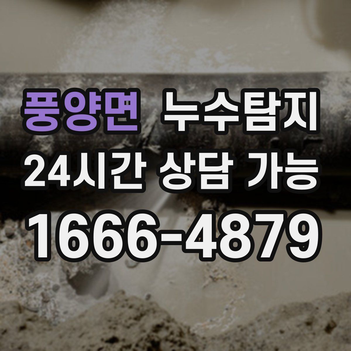 풍양면 누수탐지