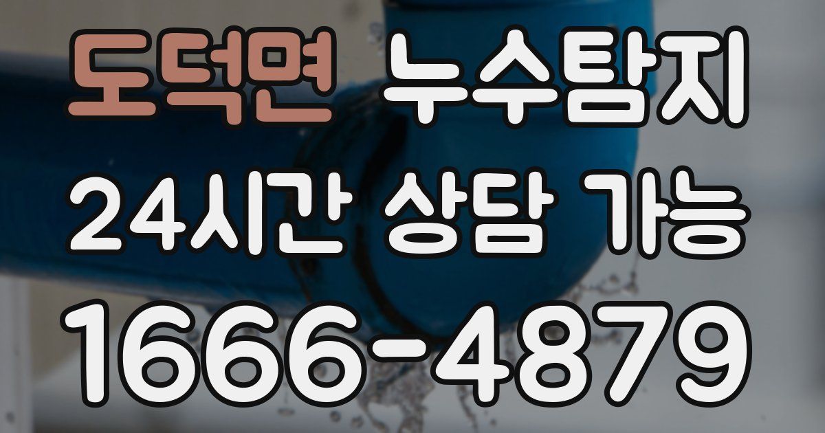 도덕면 누수