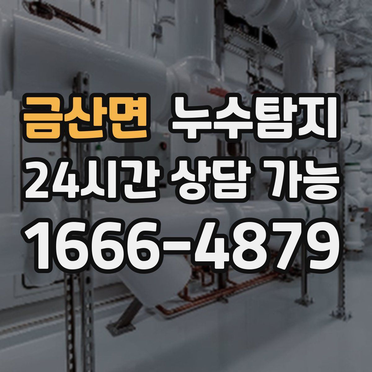 금산면 누수탐지