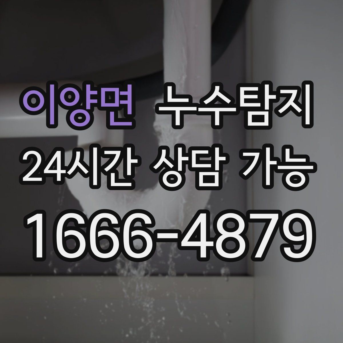 이양면 누수탐지 실내 곰팡이와 악취 방지를 위한 방법