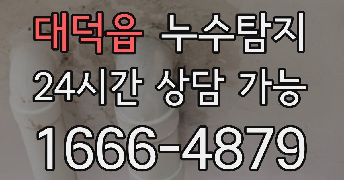 대덕읍 누수