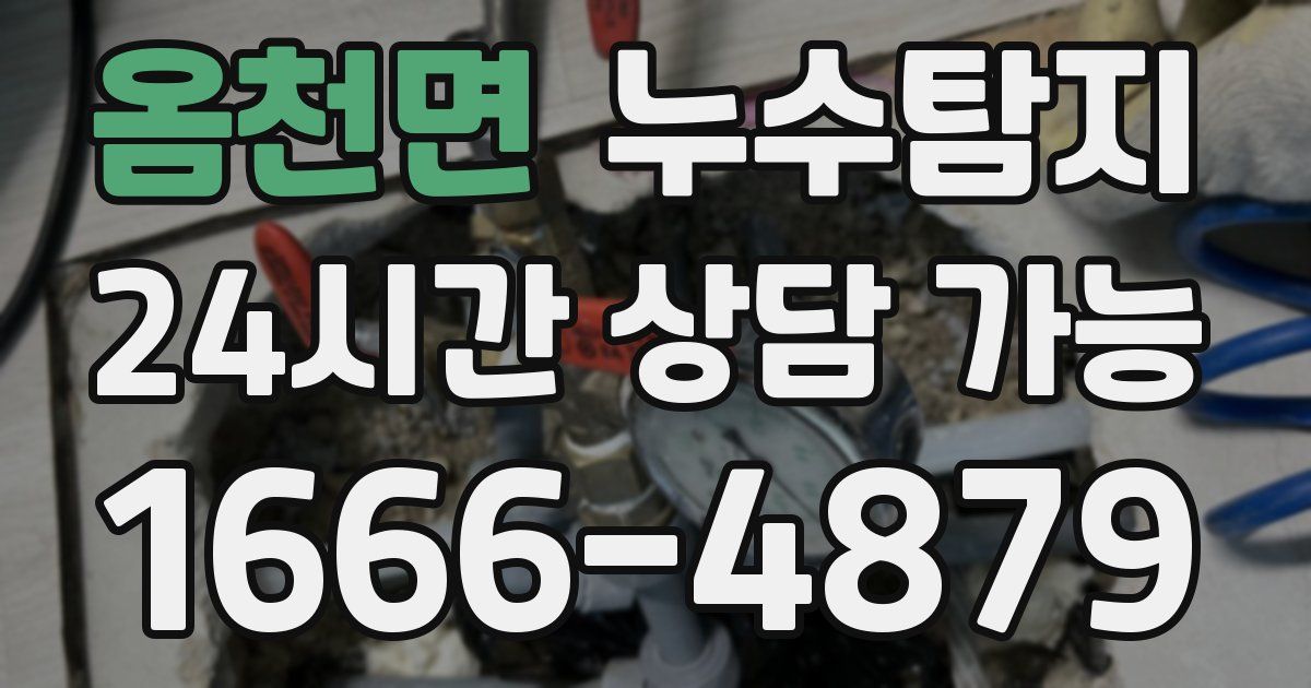 옴천면 누수