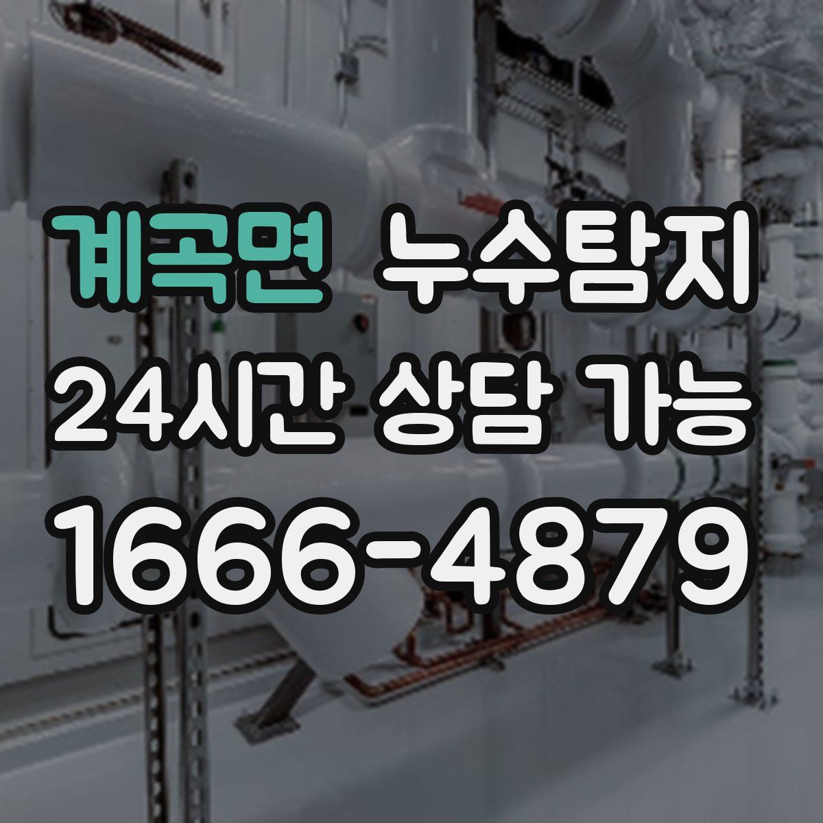 계곡면 누수탐지