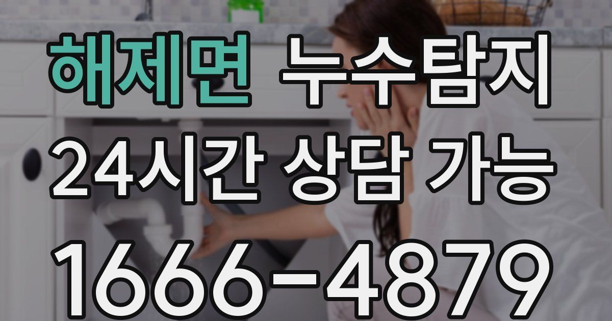 해제면 누수
