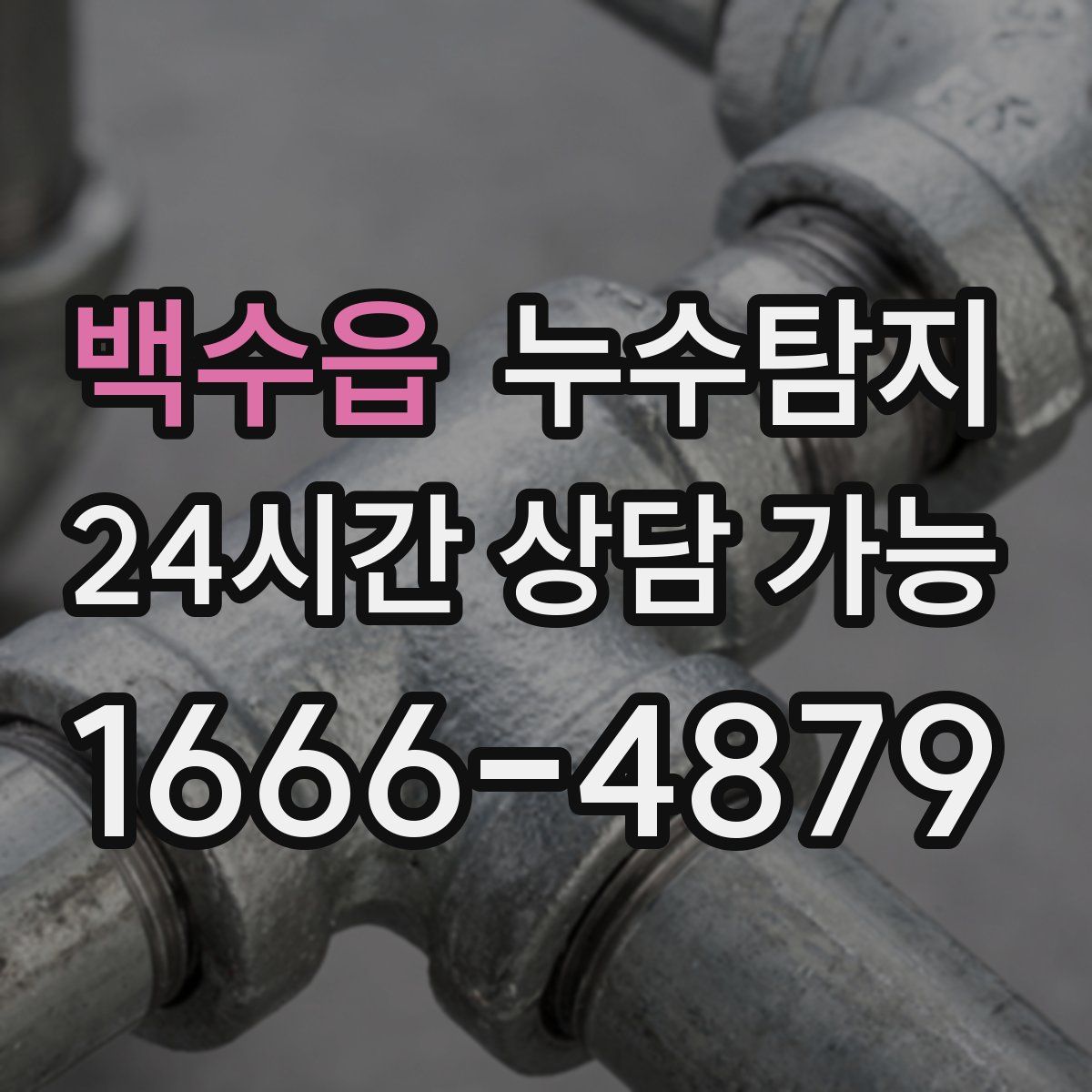 백수읍 누수탐지