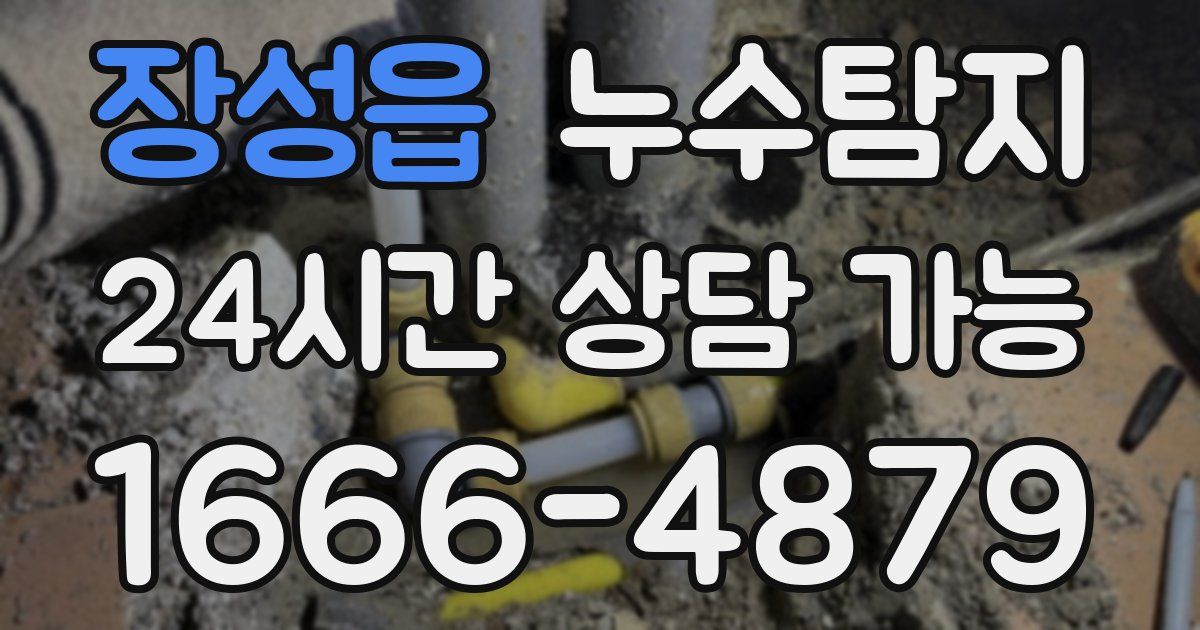 장성읍 누수
