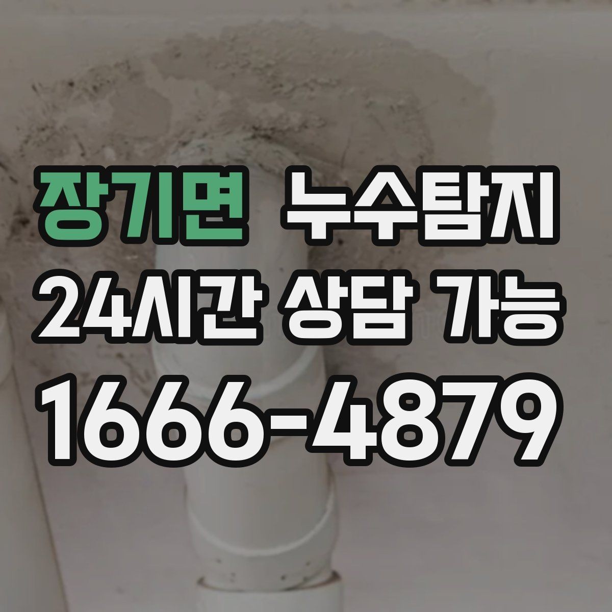 장기면 누수탐지 세탁실 배수 문제 진단 경험