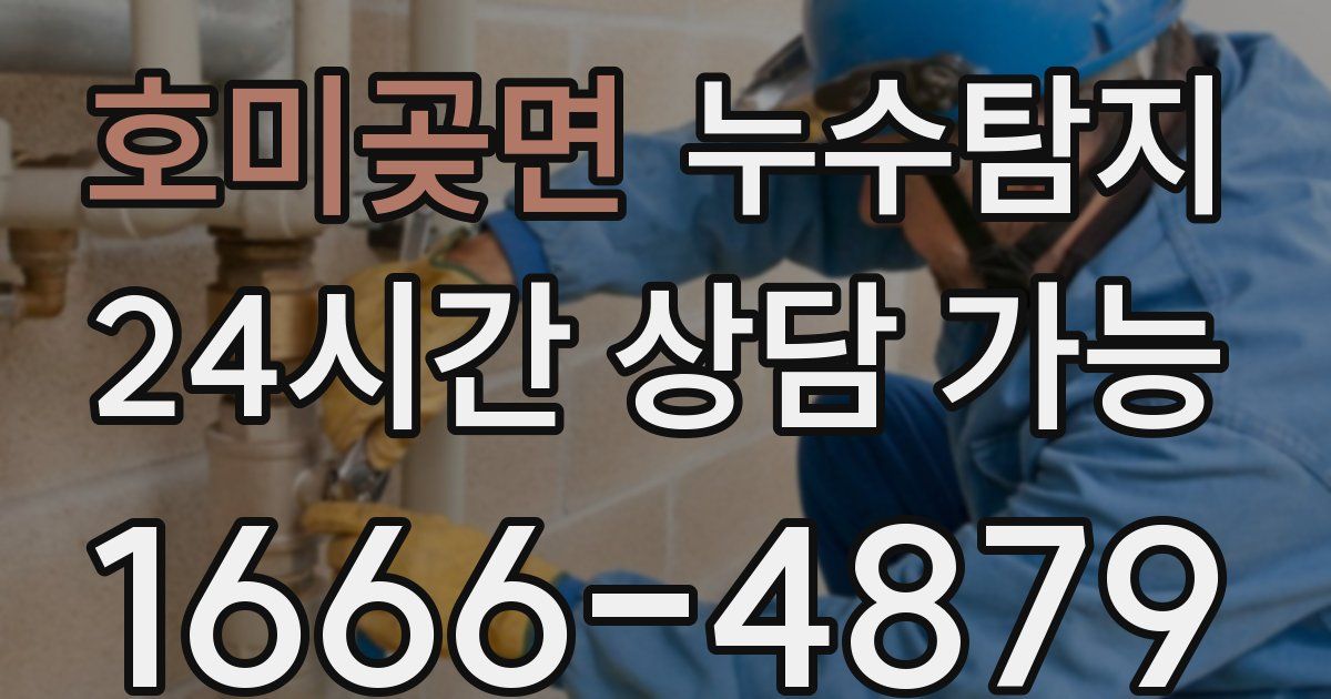 호미곶면 누수