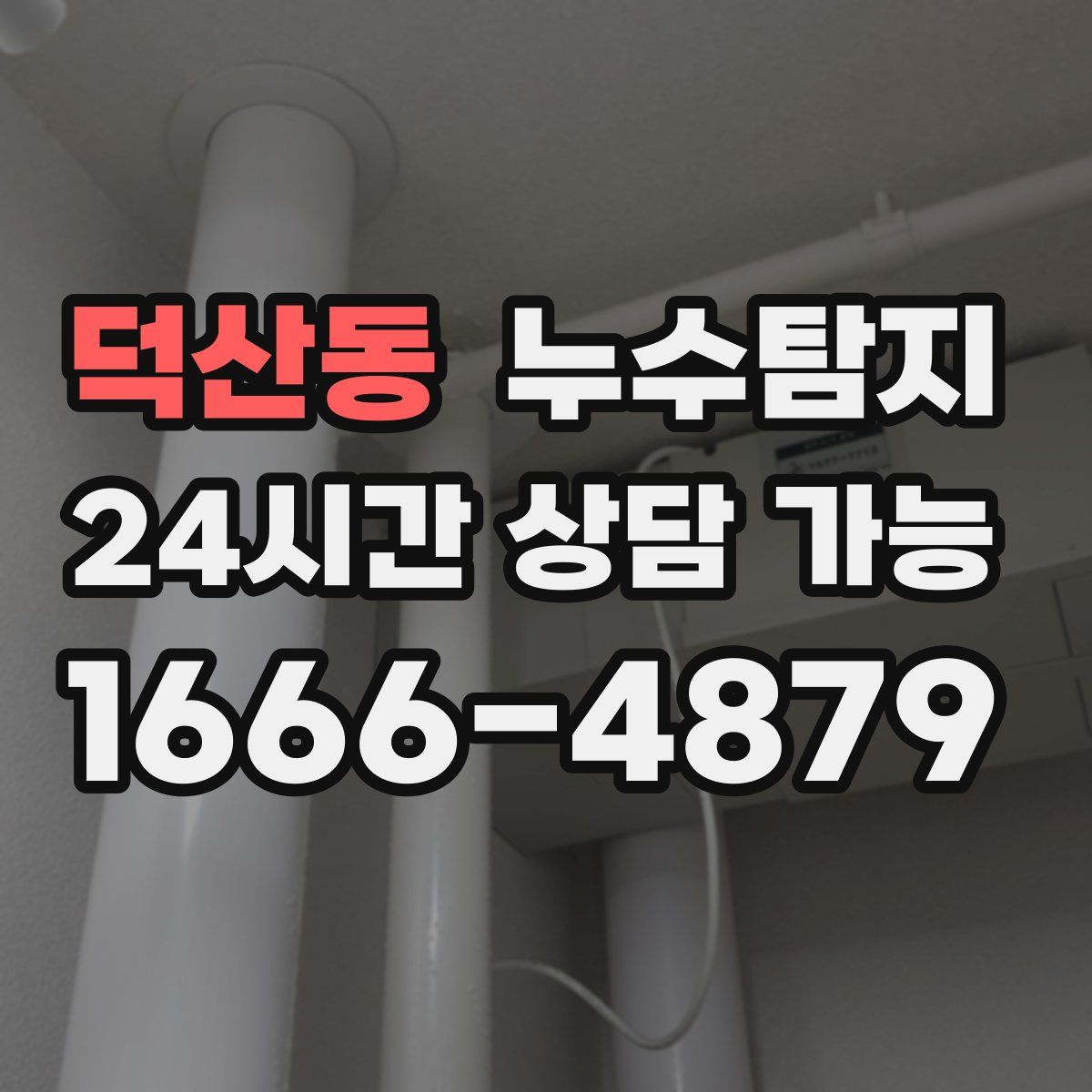 덕산동 누수탐지