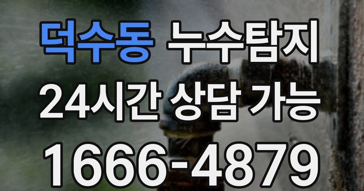 덕수동 누수