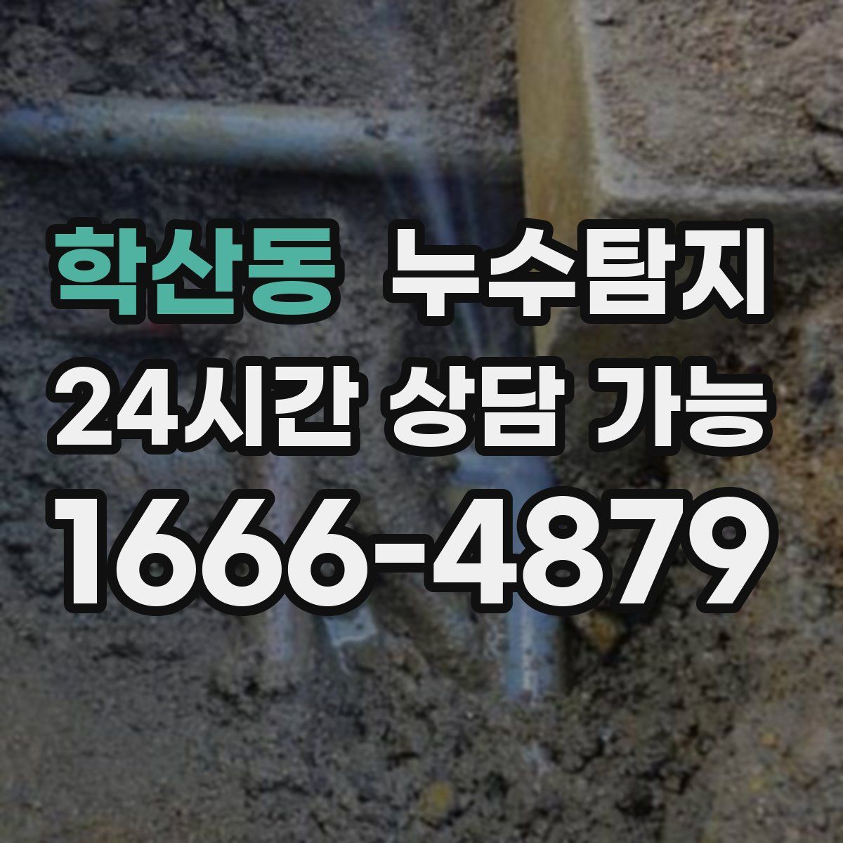 학산동 누수탐지