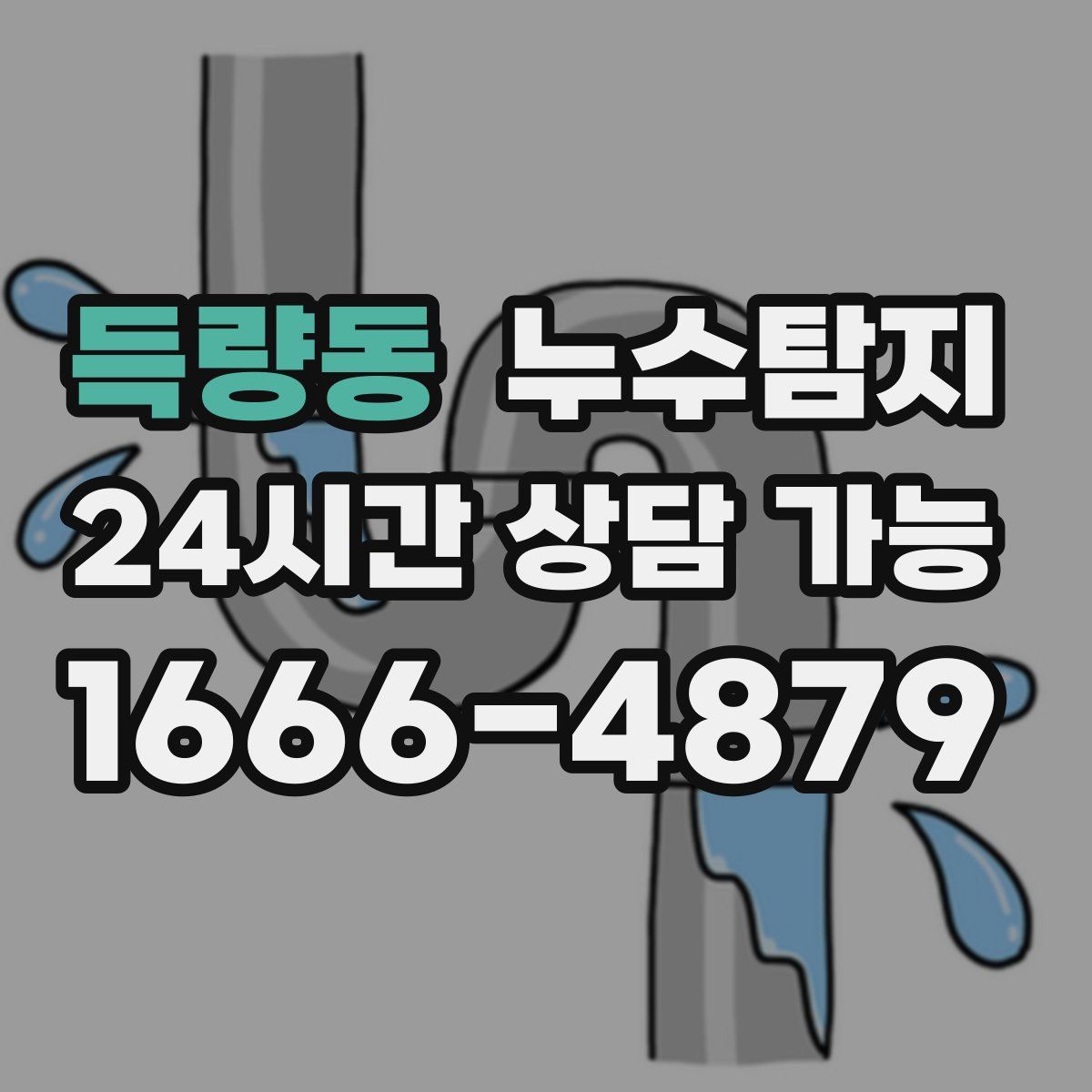 득량동 누수탐지