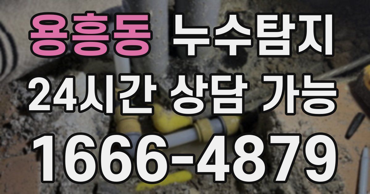용흥동 누수