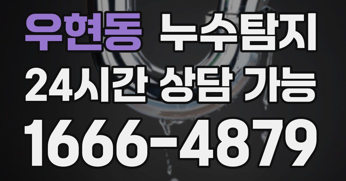 우현동 누수