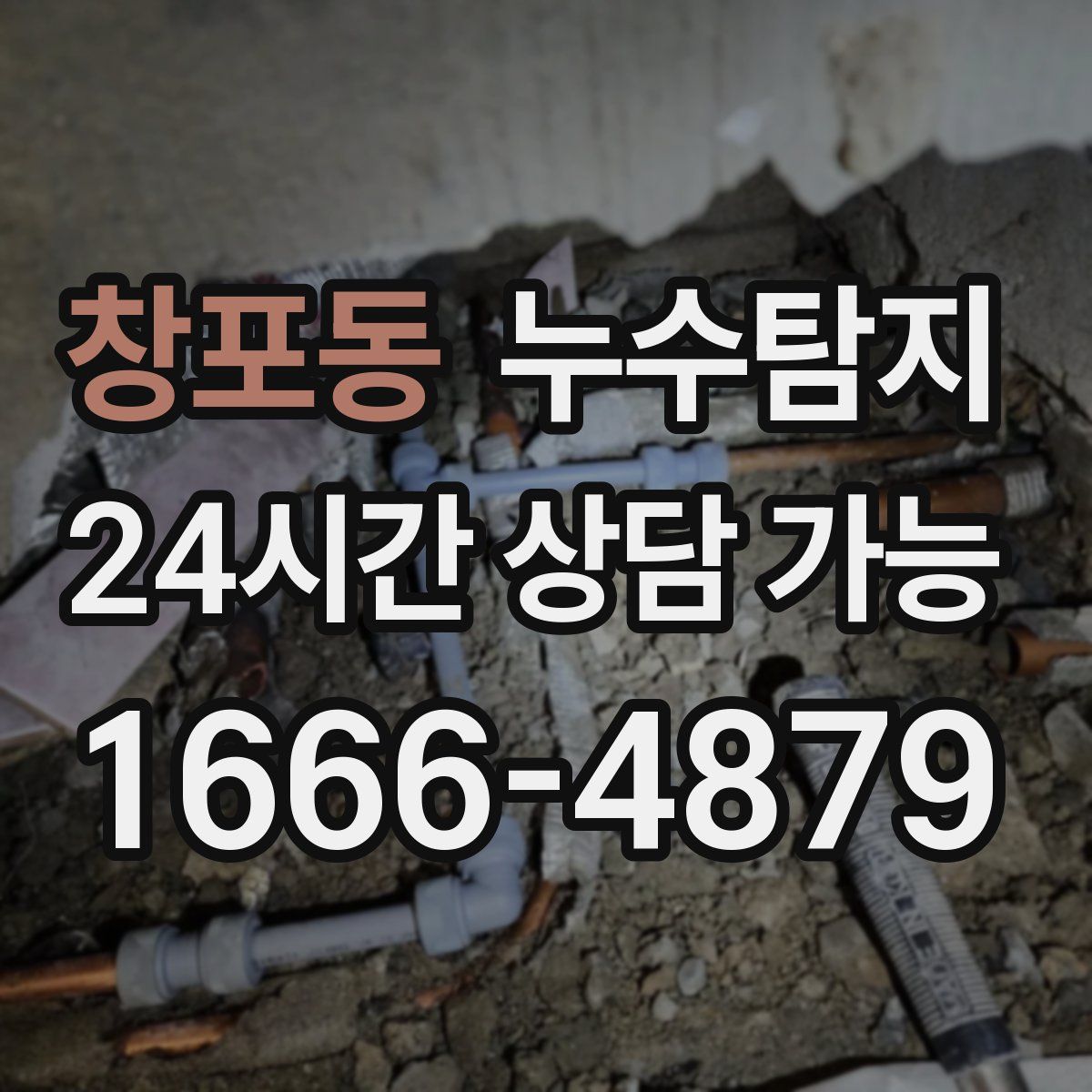 창포동 누수탐지