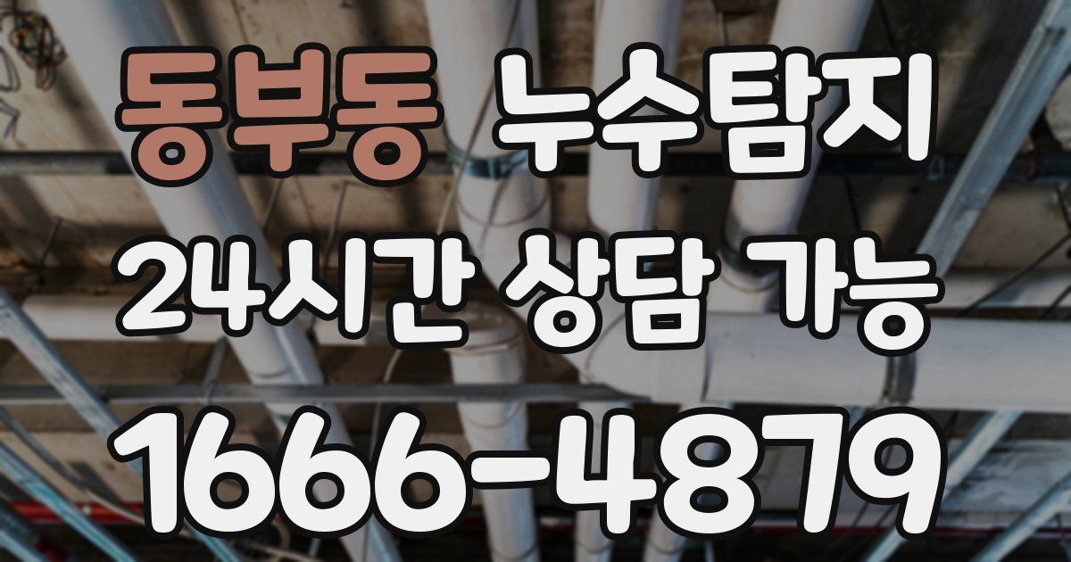 동부동 누수