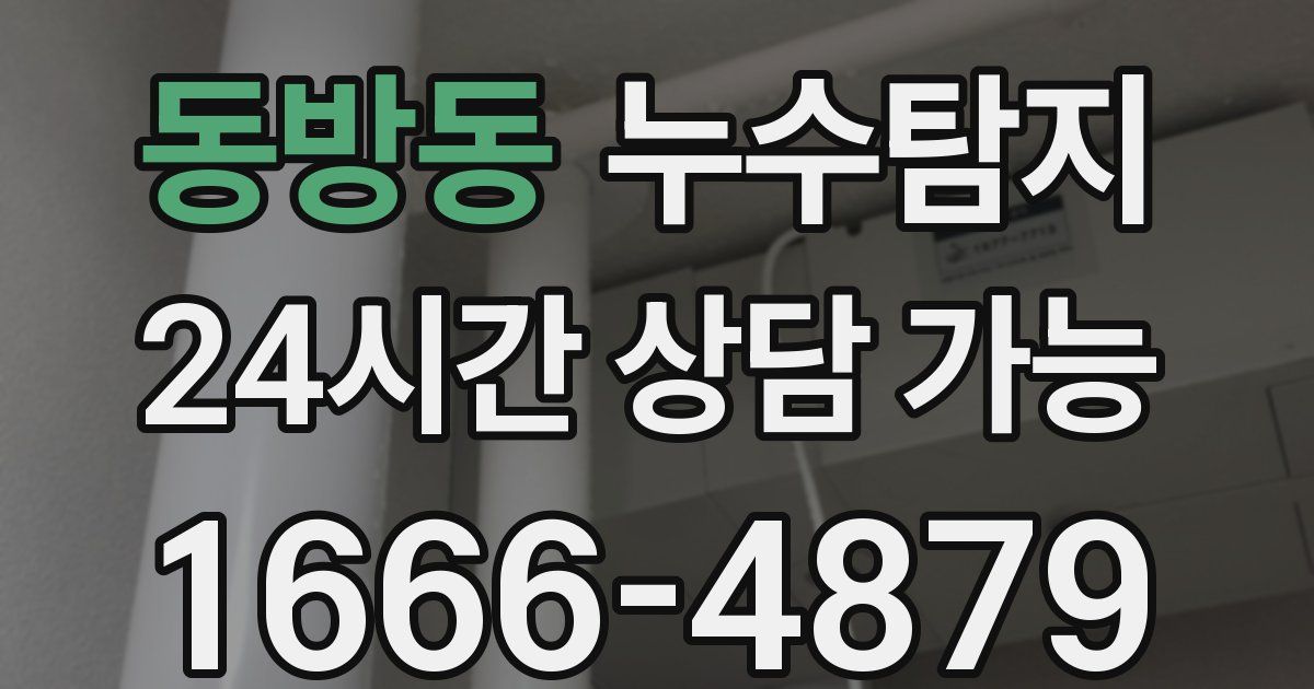 동방동 누수