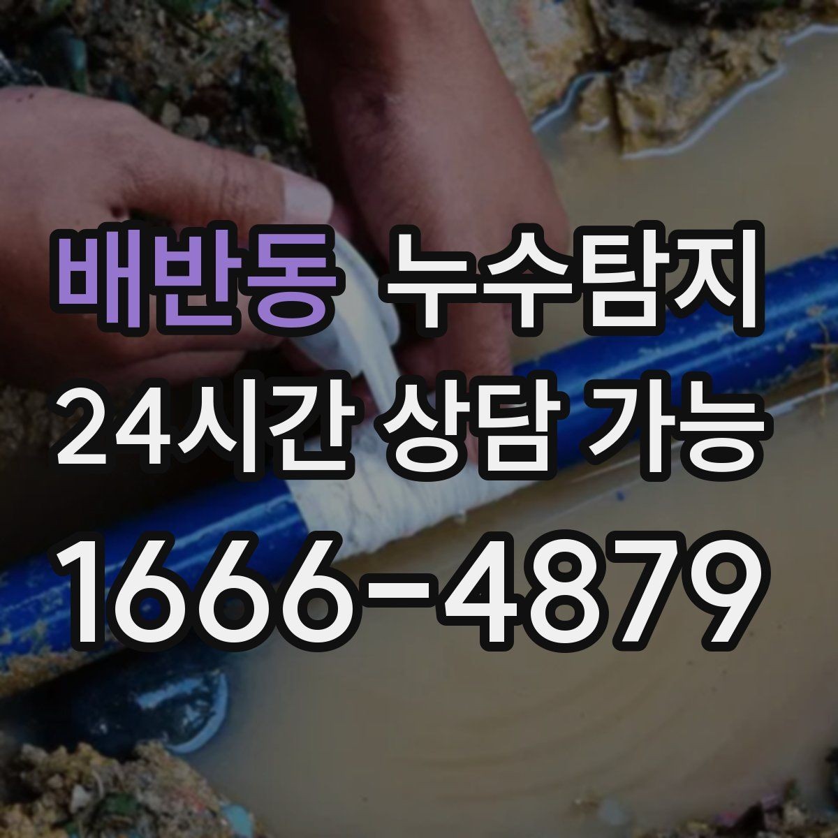배반동 누수탐지 방수 결함 누수 진단