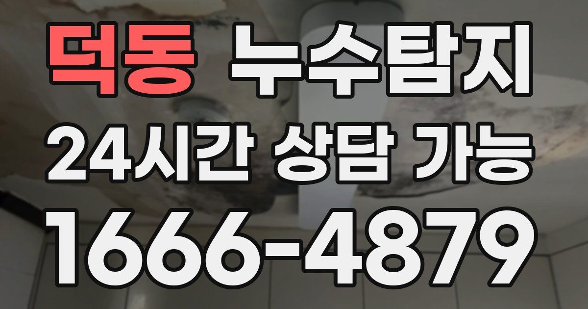 덕동 누수