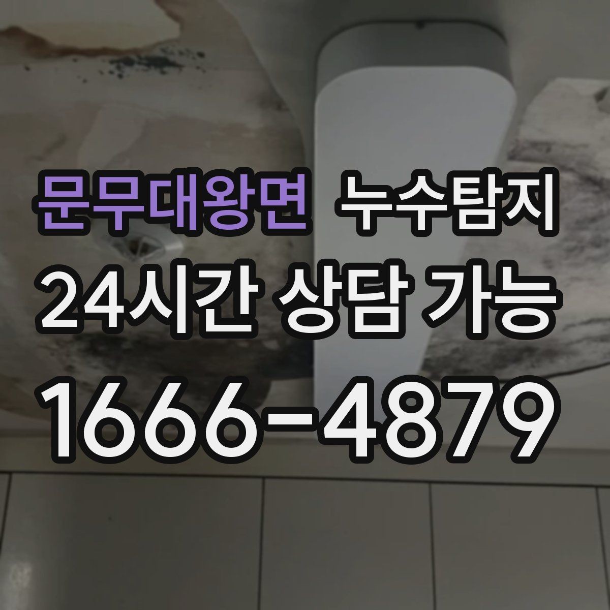 문무대왕면 누수탐지 가구 뒤 곰팡이 원인 파헤치기